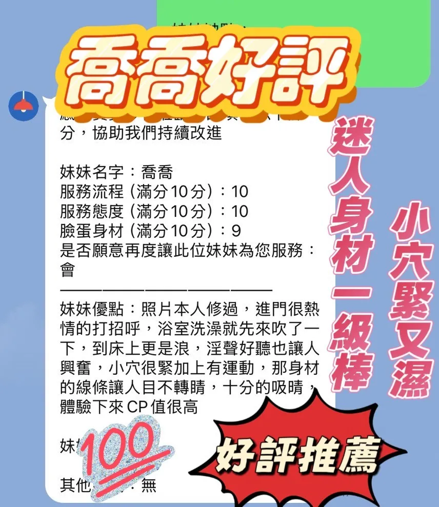 喬喬客人評價2