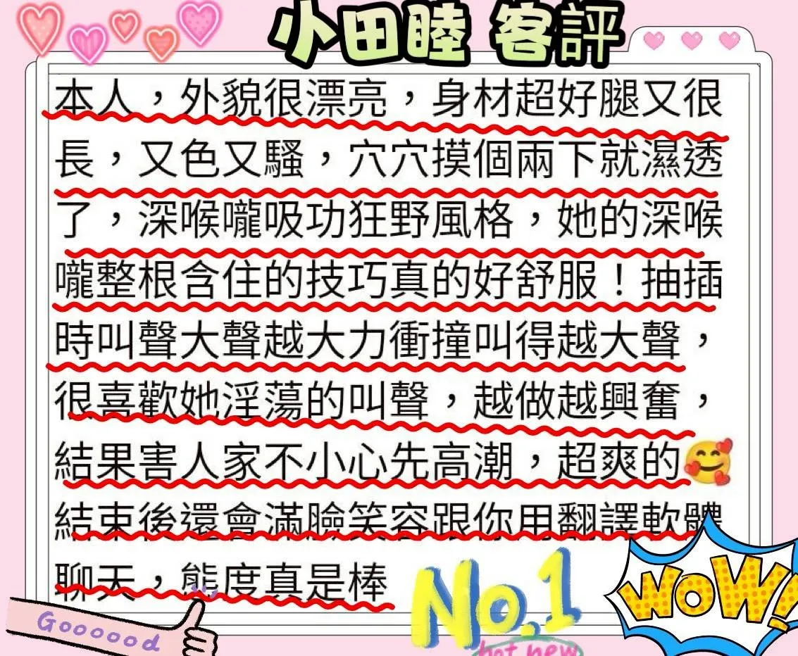 小田睦客人評價1